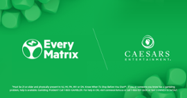 تتعاون EveryMatrix مع Caesars لإطلاق الخدمات في العديد من الولايات.