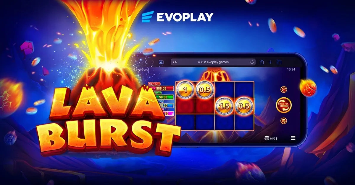 أطلقت شركة Evoplay لعبة Lava Burst Slot المثيرة