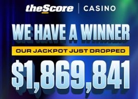 theScore Ontario congratulates the winner of a CA$1.86m jackpot - Casino News Thumbnail