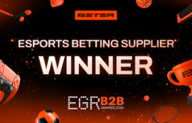 Společnost BETER hrdě získává ocenění pro dodavatele sázek na esporty na EGR B2B Awards 2025.