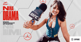 SPRIBE begrüßt stolz die UFC-Interviewerin Nina Drama als seine neueste Markenbotschafterin.