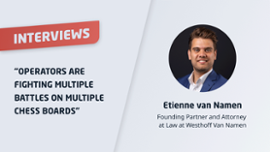 "Etienne van Namen says, 'Operators are engaged in multiple battles across various chess boards.'"