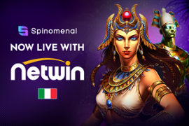 Spinomenal makes its mark in Italy through a collaboration with Netwin. - Casino News Thumbnail