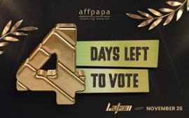 Voting for AffPapa iGaming Awards LATAM 2025 closes on Monday - Casino News Thumbnail