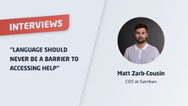 Matt Zarb-Cousin: "El lenguaje nunca debería impedir que alguien reciba ayuda". - Casino News Thumbnail