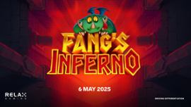 Slukk de brennende flammene i Relax Gamings spilleautomat Fang's Inferno.