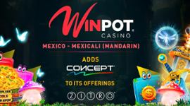 Zitro lansează seria CONCEPT Cabinet și jocuri noi la Winpot Mexicali
